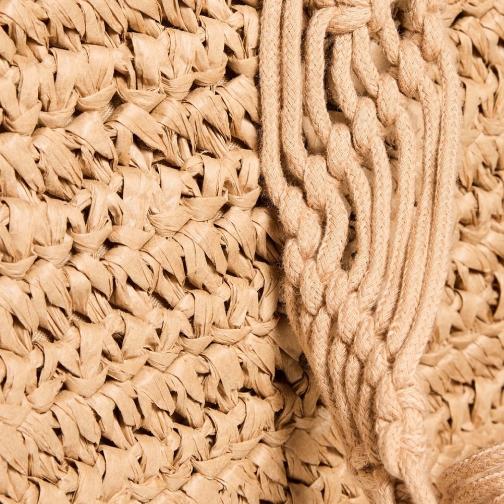 8 Other Reasons Raffia Crossbody Bag in Natural. Brand new! - Picture 7 of 11